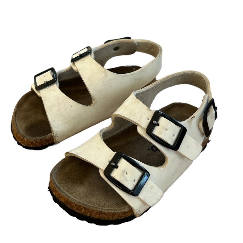 Baeb white girls sandals
